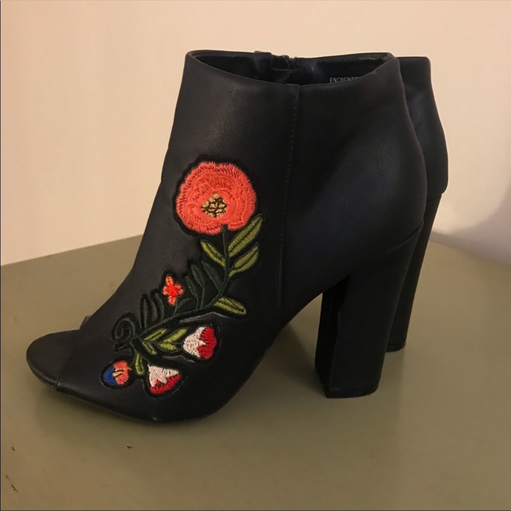 Lulus Peep Toe Booties